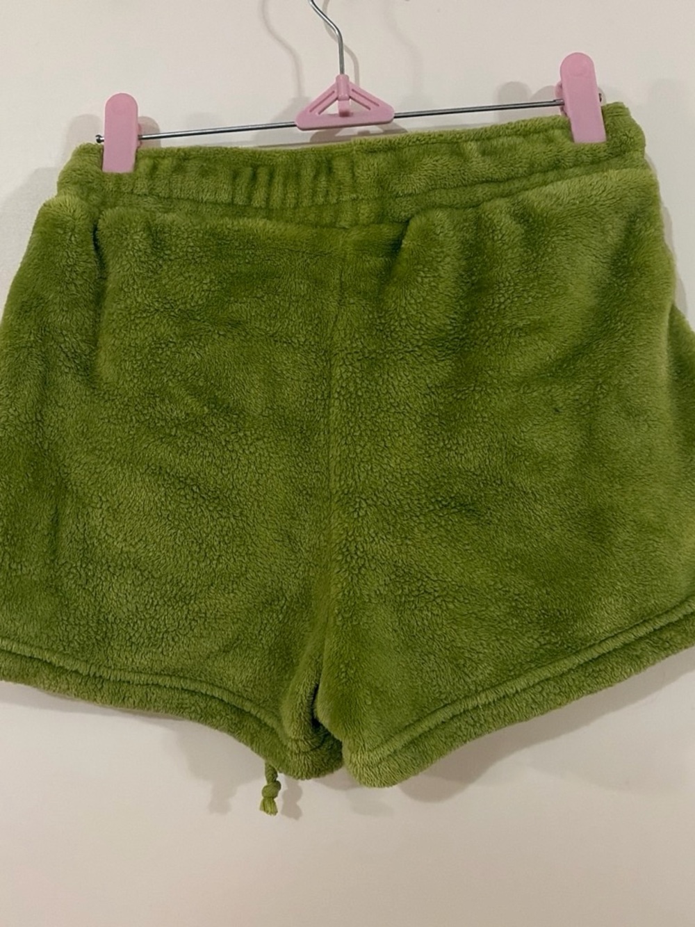 Dr. Seuss Green Plush Grinch Face Women’s Athletic Shorts - Picture 2 of 3